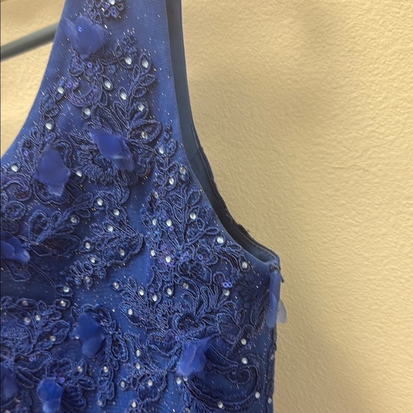 Elegant Blue Junior Dress - Picture 9 of 13